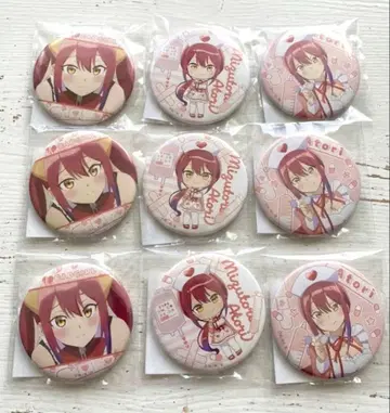 배드걸 간호사 메이드 미즈토리 아토리 제비뽑기당 캔뱃지 9개 세트