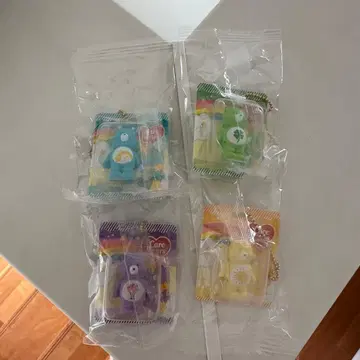 케어베어 블리스터 참 컬렉션 미개봉 새상품 4종