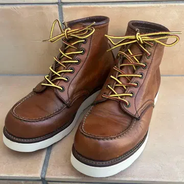 레드윙 아이리쉬 세터 875 US7 밑창 교환 완료 세로 깃털 택