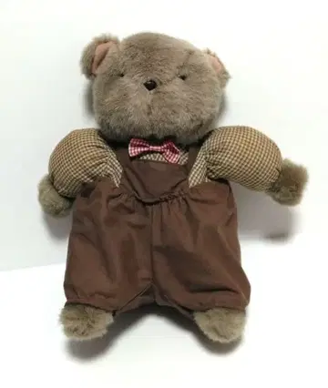 곰 봉제 인형 쇼와 레트로 곰 애니멀 동물
