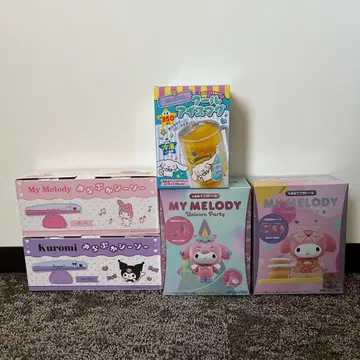 미개봉 새상품 5세트 산리오 쿠로미 & 마이멜로디 & 시나모롤