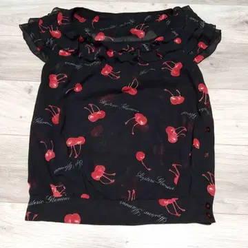 가격 인하 HYSTERICS 스컬 체리 티셔츠 새상품급