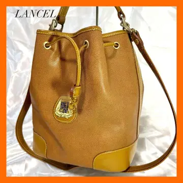 Lancel 천연 가죽 복조리 핸드백 2way 숄더백 란셀