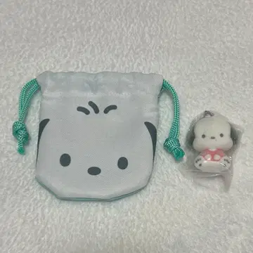 산리오 포차코 플로키 키링 미니 복조리 파우치