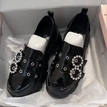 bubbles 더블 벨트 플랫폼 슈즈