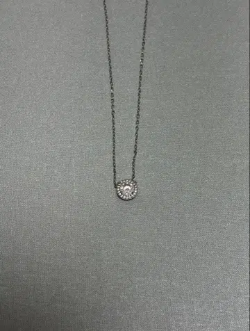 스와로브스키 싱글 볼 다이아 목걸이 Una Angelic 펜던트