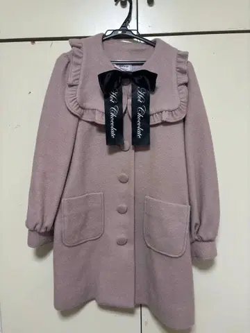 Ank Rouge: 프린트 리본 세일러 코트