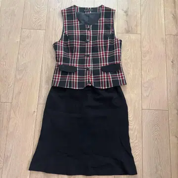 앙조아 사무복 베스트 스커트 중고 9호