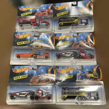 미개봉 새상품 hotwheels track stars 6대 세트