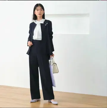 RUIRUE BOUTIQUE 9호 네이비 팬츠 셋업