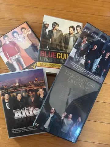 Blue (블루) DVD 5장 서양 POP 보이즈 그룹 영국