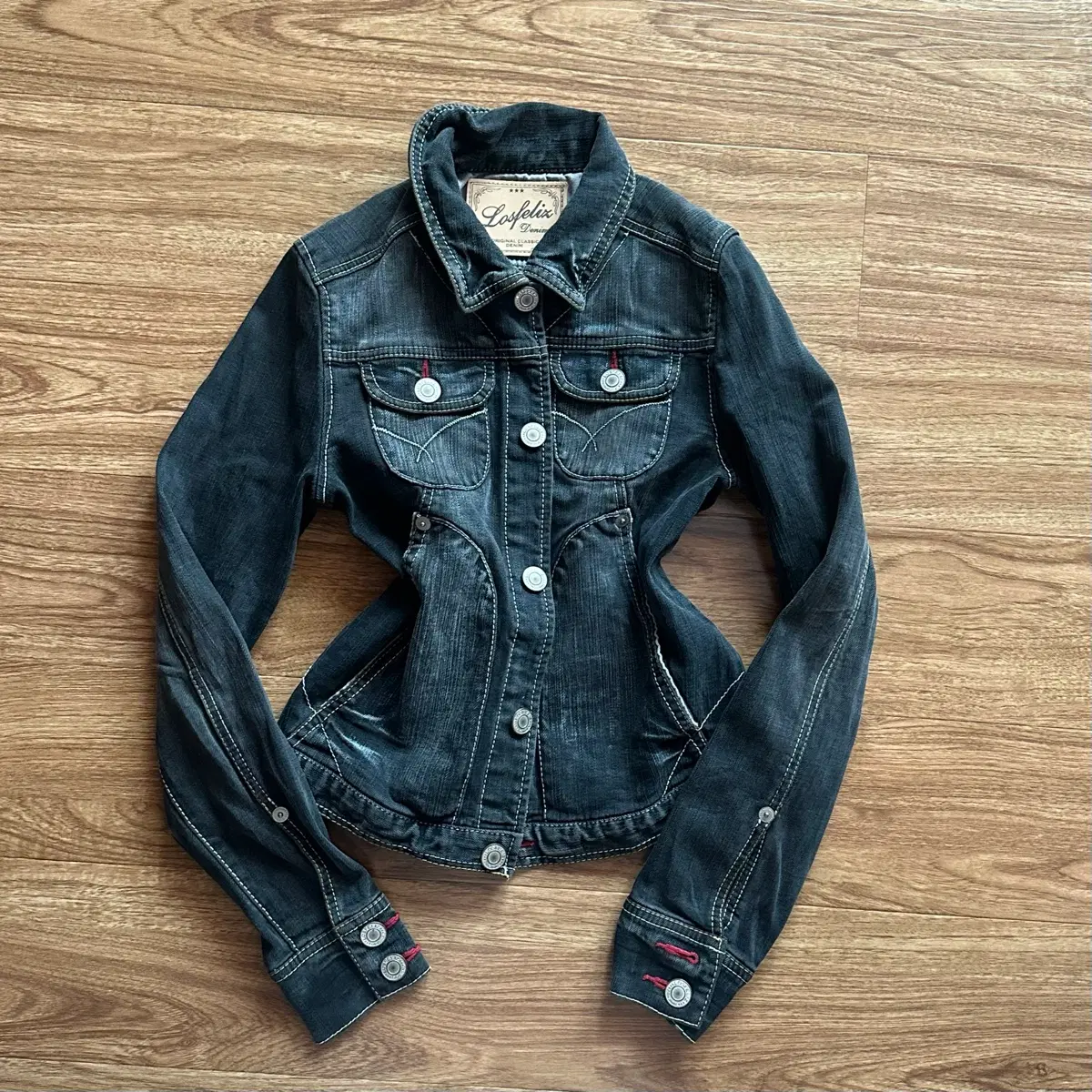Vintage Y2K Rabbit Fur Denim Jacket U88 | Bunjang Global