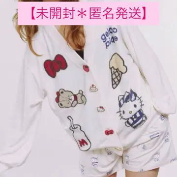 [ 미개봉 ] 산리오 하우스 젤라피케 스무디 가디건 화이트