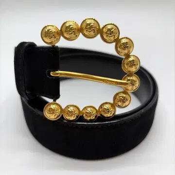 [ 레어 ] 페라가모 빈티지 메달 버클 벨트