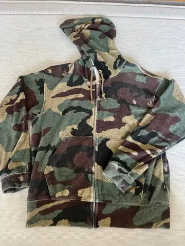 AVIREX 카모 집업 후드티 M 50th anniversary