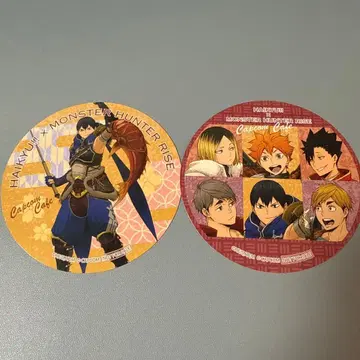 하이큐 몬헌 콜라보 카페 캡콤 코스터 카게야마, 집합 세트