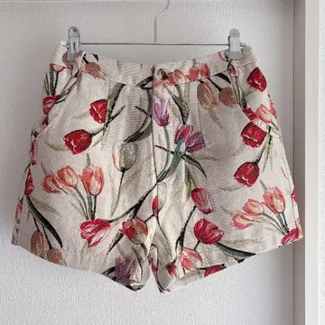 merry jenny 튤립 자카드 숏팬츠 핑크