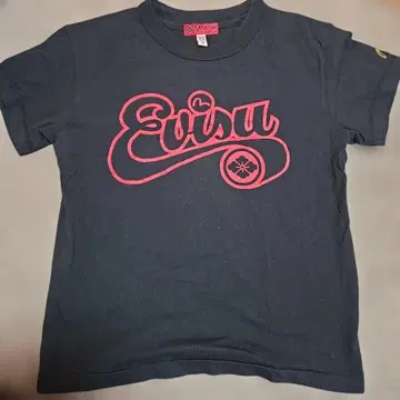 Evisu 블랙 T셔츠 사이즈 36