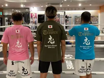 team TEPPEN T셔츠 reversal 올리브 그린