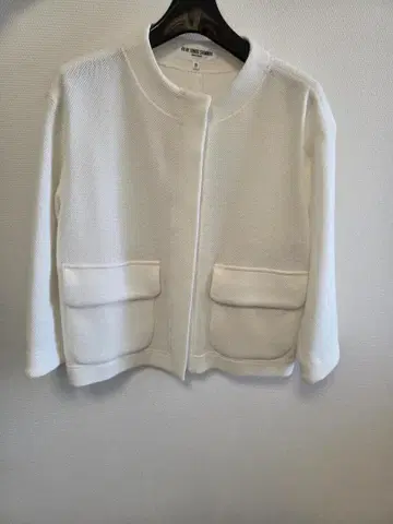 49AV JUNKO SHIMADA 노카라 자켓 38 화이트