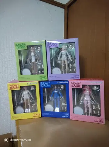 나카노 5자매 피규어 5체 세트 & figma 010 관우 운장