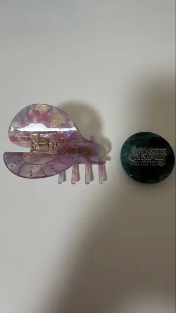 SEKAI NO OWARI 심해 가챠 헤어 클립 스마트폰 그립