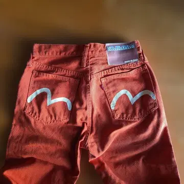 에비수 오렌지 골프 데님 40 여성용 레어템