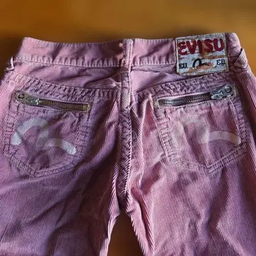 EVISU 핑크 청바지 26사이즈