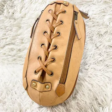 Snobbist 럭비공 베이스볼 글러브 바디백 천연 가죽