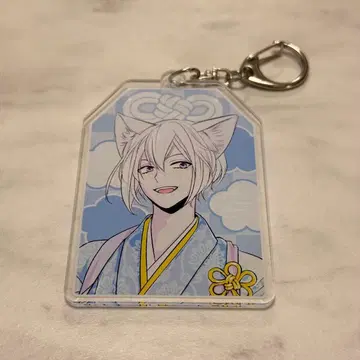 오늘부터 신령님 카페 한정판 부적 아크릴 키링 토모에