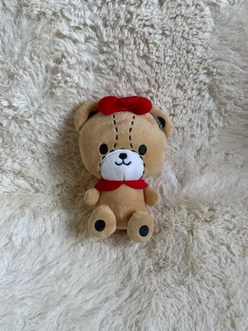 산리오 키티 타이니참 마스코트 봉제 인형 베이지 아베일