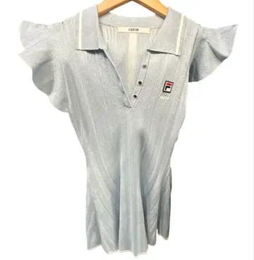 [가격 인하 가능] FUR FUR 퍼퍼 휠라 콜라보 니트 원피스