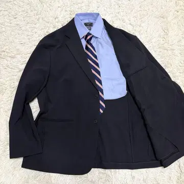 유니클로 UNIQLO 감동 자켓 테일러드 네이비 3XL 큰 사이즈