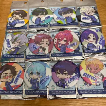 세리아 블루 록 캔뱃지 12종 컴플리트