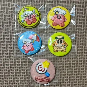 자수 캔뱃지 별의 커비 5개 세트