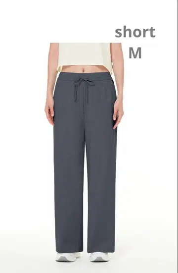 안다르 airyfit 와이드 팬츠 딥 그레이