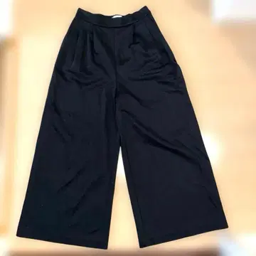 FENNEL 블랙 와이드 팬츠 9호 S 일본제 야마다야