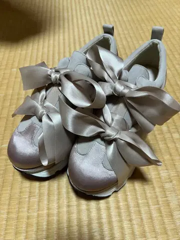 [ 새상품 ] 메리제니 merry jenny 리본 스니커즈 S 사이즈