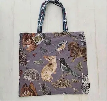 나탈리레테 토트백 애니멀 고양이 고양이 고양이 토끼 다람쥐 고슴도치