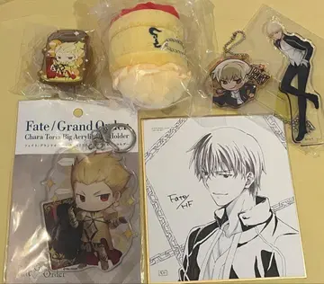 fate Zero fgo 길가메쉬 모찌모찌 마스코트 색지 아크릴 키링