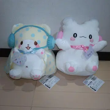 산리오 캐릭터 보요욘 에어포트 BIG 봉제 인형 택 포함. 컴플리트.