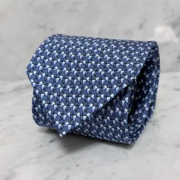 새상품급 Ferragamo 살바토레 페라가모 넥타이 네이비 와인