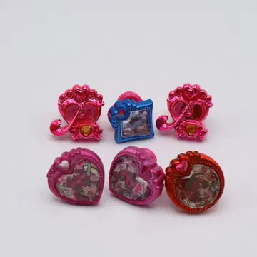 스마일 프리큐어 레인보우 큐어 데코르 핑크 도금 큐어 데코르 세트