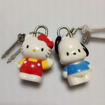 헬로키티 포차코 자물쇠 초레어 키티 열쇠 키링