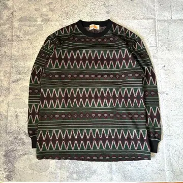 90s 올 패턴 상의 네이티브 기하학 패턴 레트로 스트릿 아트