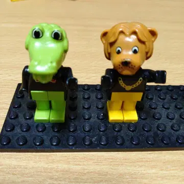 LEGO 파빌란드 악어와 사자 2체 80년대 올드 레고 정품