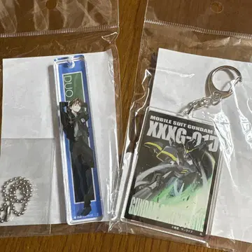 건담 W 아크릴 키링 룸 키 데스사이즈 듀오