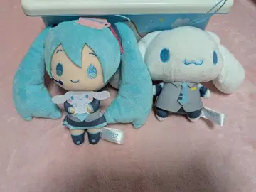 하츠네 미쿠 봉제 인형 세트 시나모롤