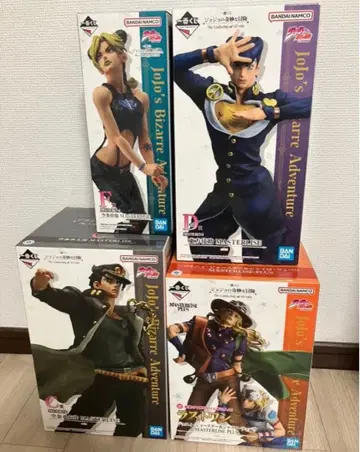 제일복권 죠죠 피규어 4체 세트 마스터라이즈