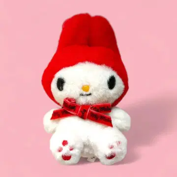 한국 산리오 공식 상품 레트로풍 마이멜로디 봉제 인형 키링